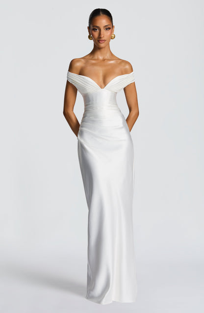 Vestidos maxi Aurelia - marfil