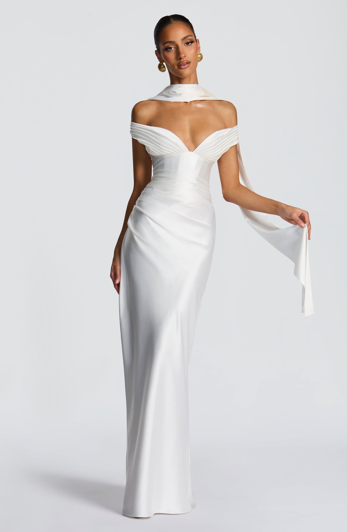 Vestidos maxi Aurelia - marfil