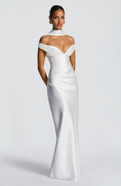 Vestidos maxi Aurelia - marfil