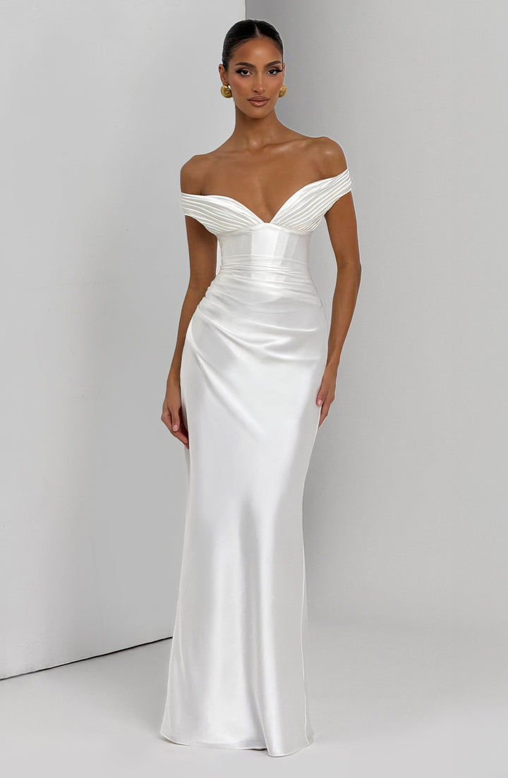 Vestidos maxi Aurelia - marfil