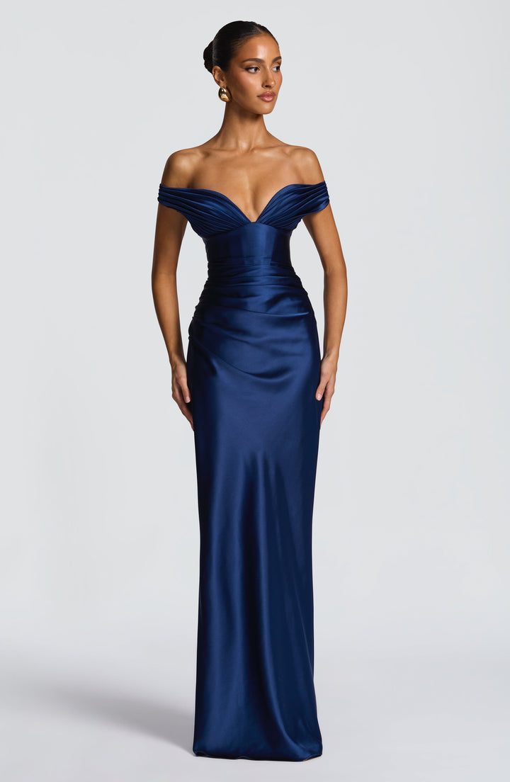 Vestidos Maxi Aurelia - Azul Marino