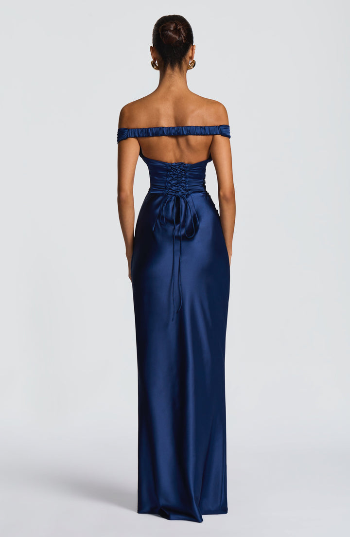 Vestidos Maxi Aurelia - Azul Marino