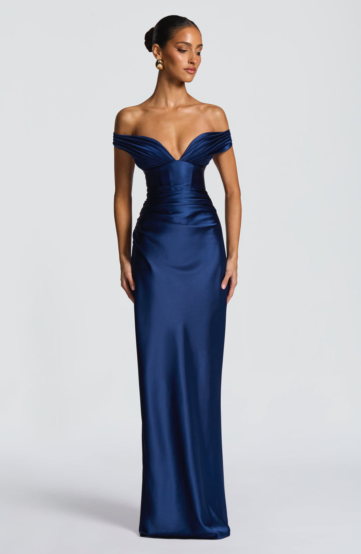 Vestidos Maxi Aurelia - Azul Marino