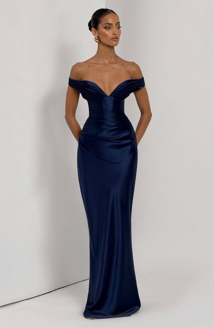 Vestidos Maxi Aurelia - Azul Marino