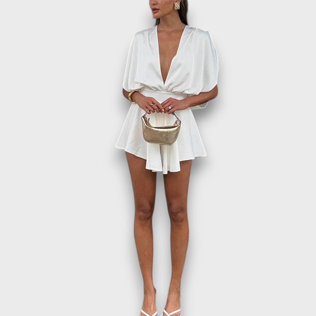 Airyán – Pantalones cortos elegantes con cuello en V