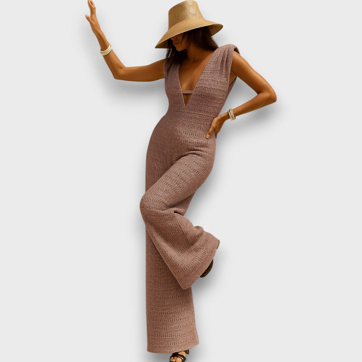 Eizlin – Mono de verano con detalles de macramé