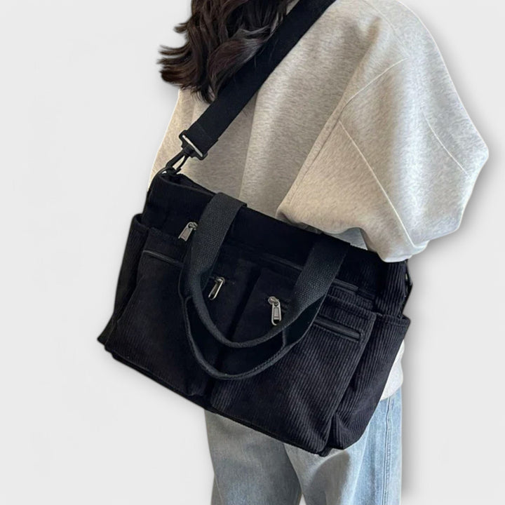 Bolso tote impermeable con compartimento interno espacioso