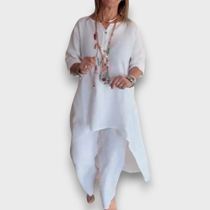 Mirala – Conjunto de verano con un toque asimétrico