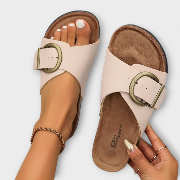 Chanclas de verano para mujeres con correas ajustables
