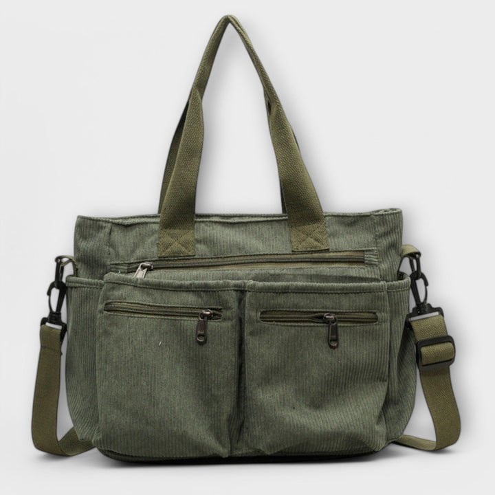 Bolso tote impermeable con compartimento interno espacioso