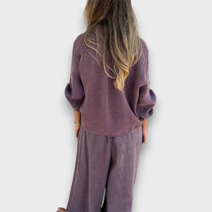 Soran – conjunto con camiseta oversized y pantalones anchos