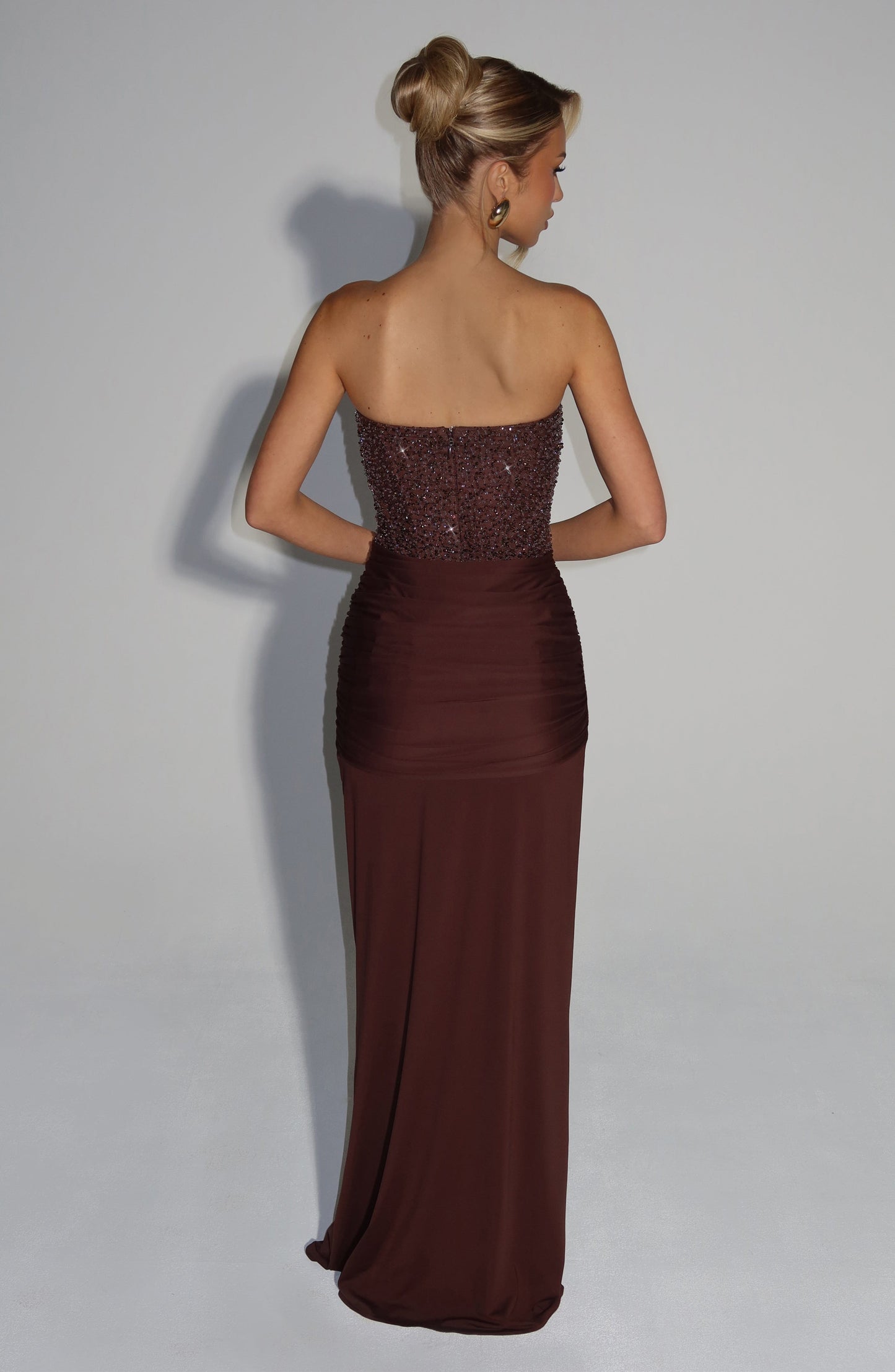 Vestidos Maxi Karina - Ciruela Marrón