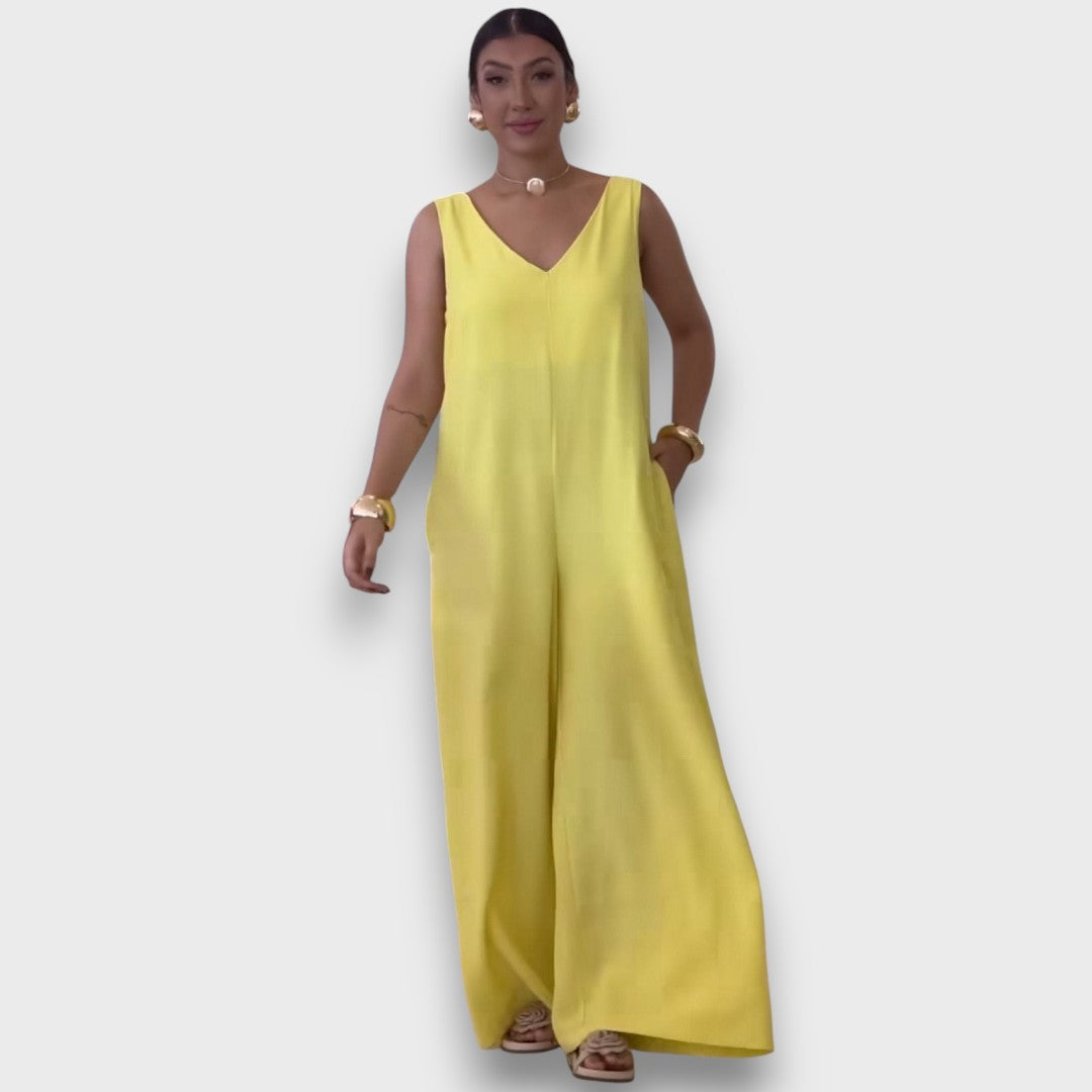 Aubryn – Mono con cuello en V