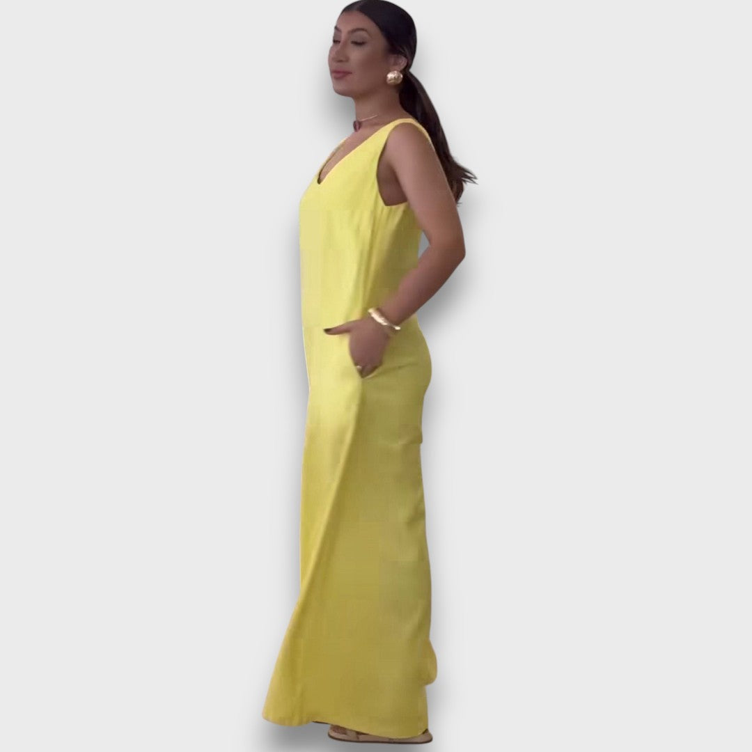 Aubryn – Mono con cuello en V