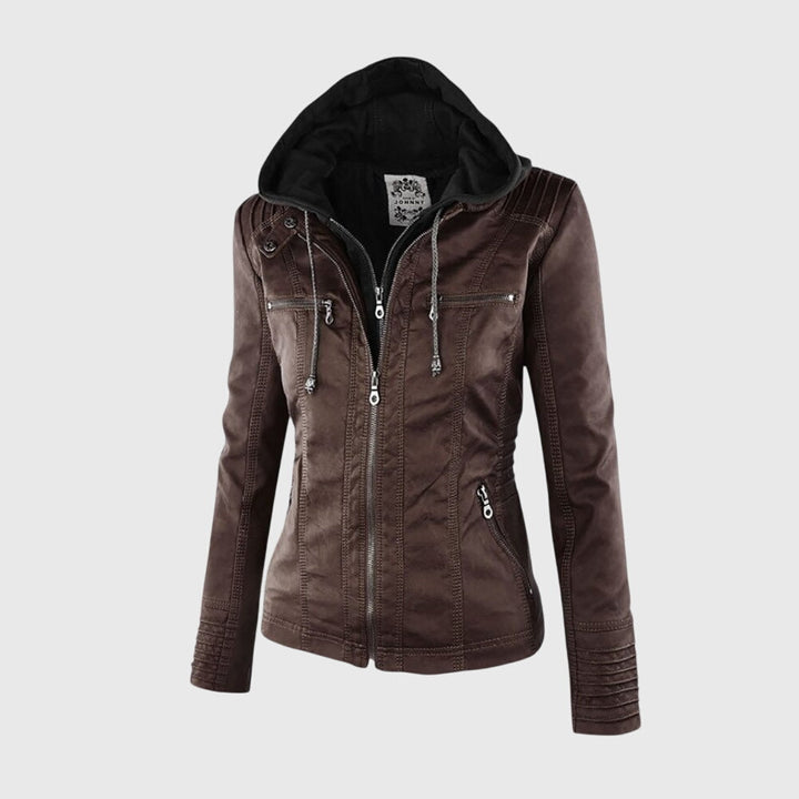 KAROLINE™ La chaqueta de cuero elegante y única