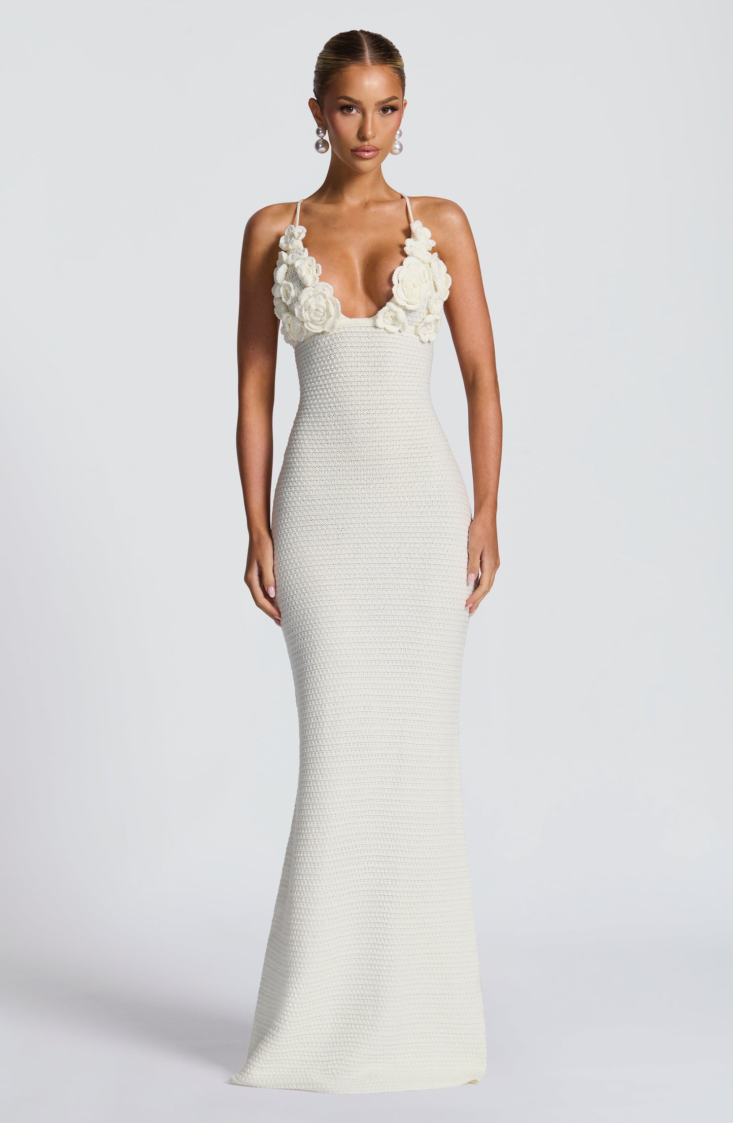 Vestido Maxi Tzelina - Marfil