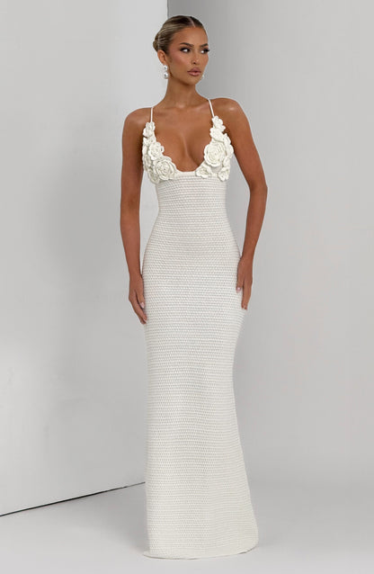 Vestido Maxi Tzelina - Marfil