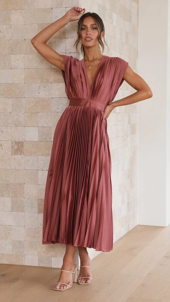 Chloé™ | Vestido midi elegante