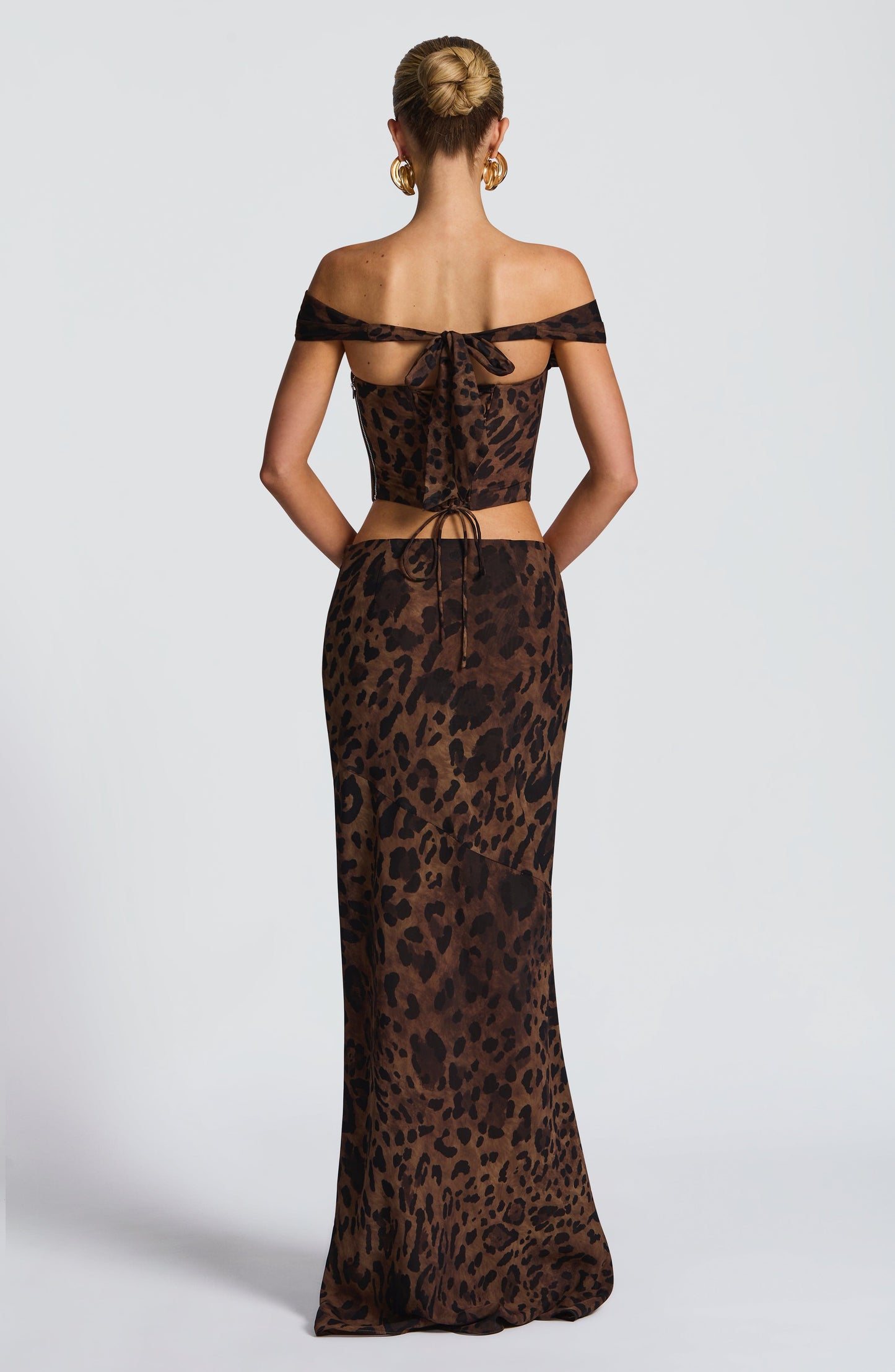 Falda Maxi Chrysoula - Estampado de Leopardo