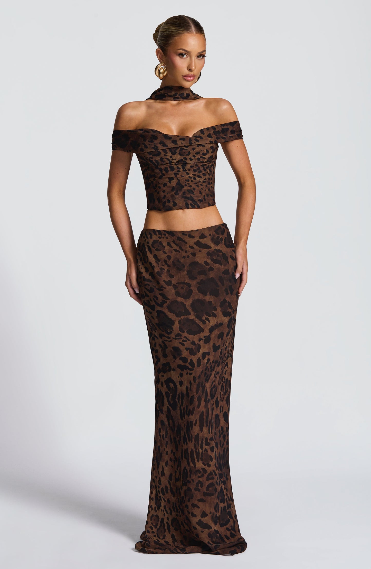 Camiseta Chrysoula - estampado de leopardo