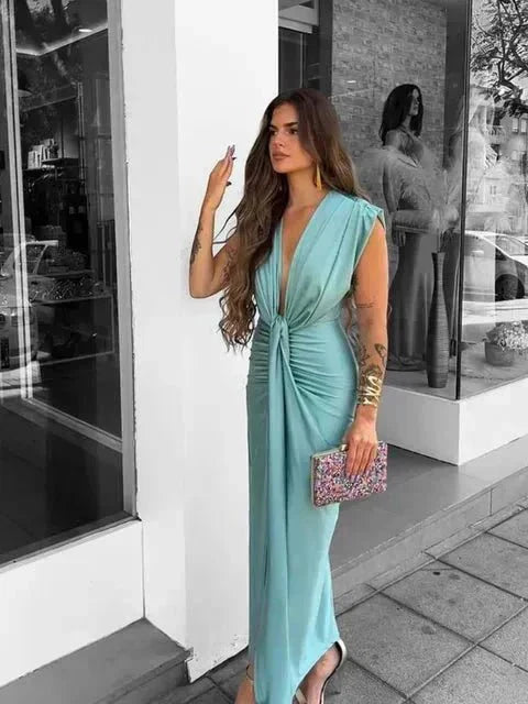 Cordelia | Vestido Drapé Elegante