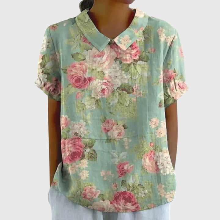 "Clara" | Camiseta elegante con impresión en 3D.