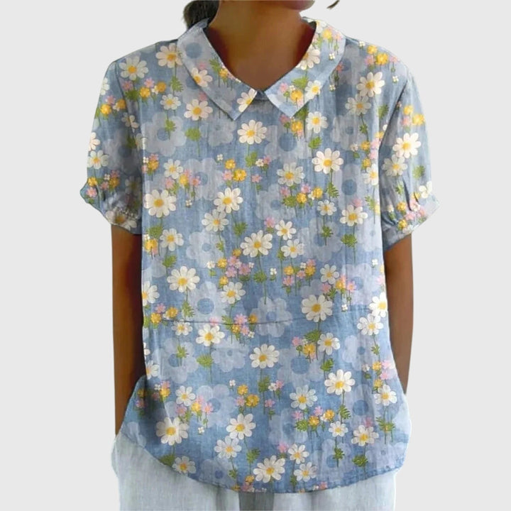 "Clara" | Camiseta elegante con impresión en 3D.