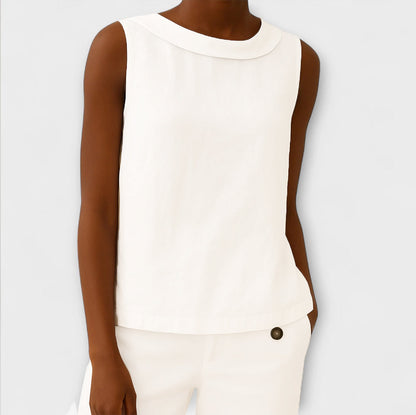 Top de verano elegante sin mangas Briana