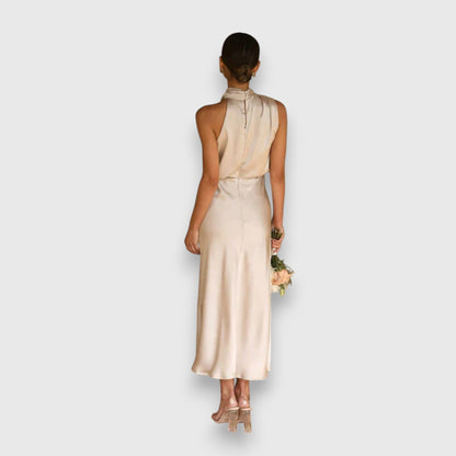 Vestido Zenaida Elegante para Mujeres de Largo Medio