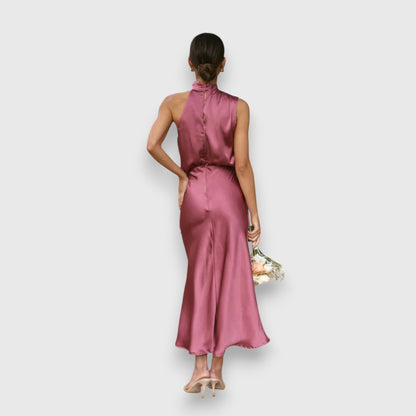 Vestido Zenaida Elegante para Mujeres de Largo Medio
