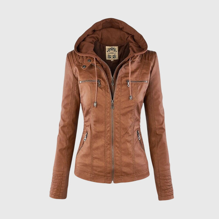 KAROLINE™ La chaqueta de cuero elegante y única