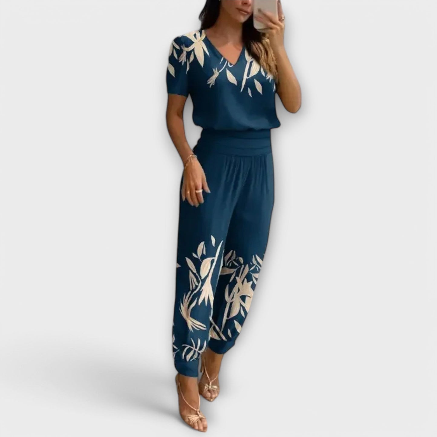 Eirmelin – Conjunto elegante con blusa y pantalones