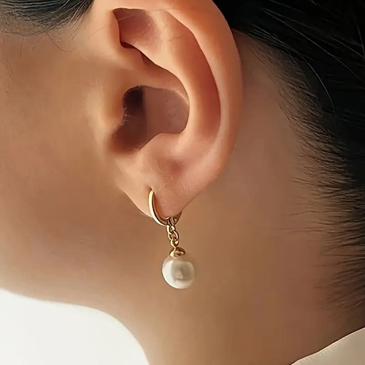 Conjunto de joyas Golden Grace Pearl | Oro