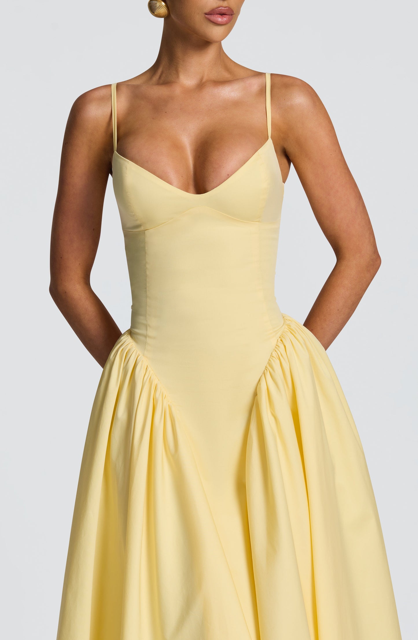 Vestidos midi Emerson - Limón
