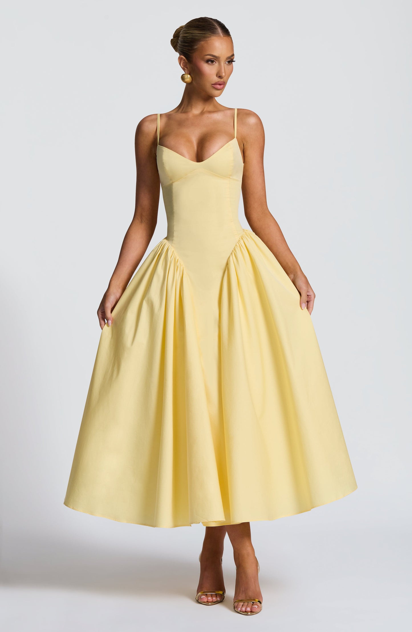 Vestidos midi Emerson - Limón