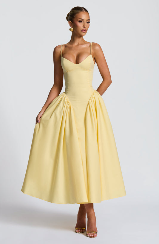 Vestidos midi Emerson - Limón