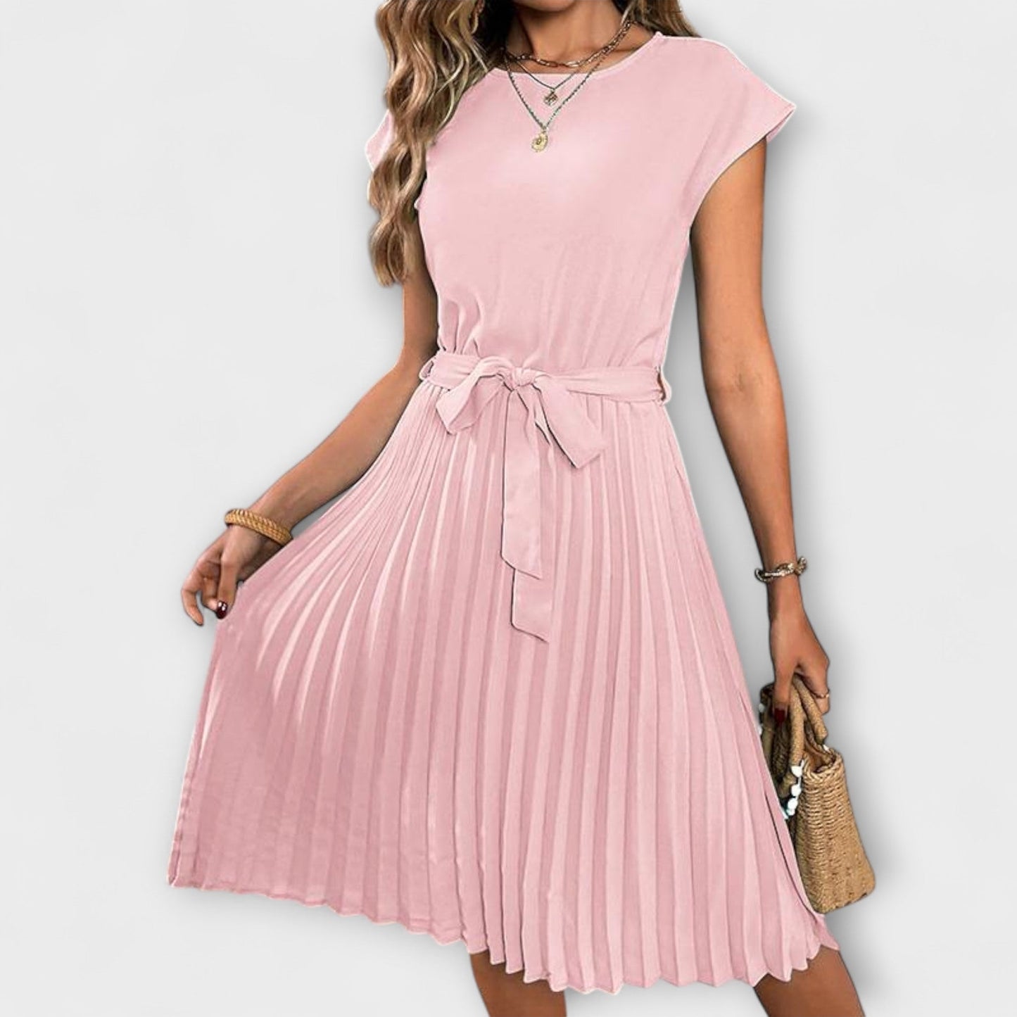 Vestido midi elegante para mujeres - Comodidad y estilo para cualquier evento