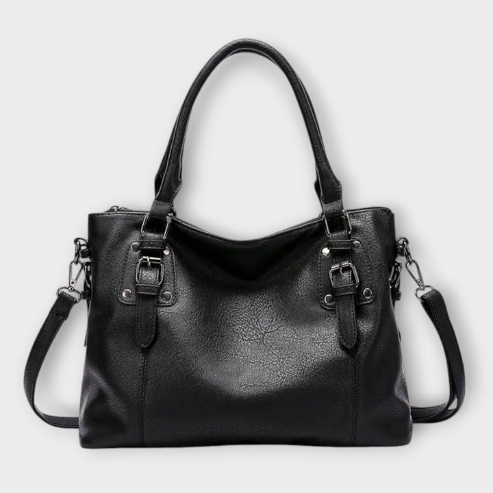 Bolso de hombro elegante de cuero suizo de lujo
