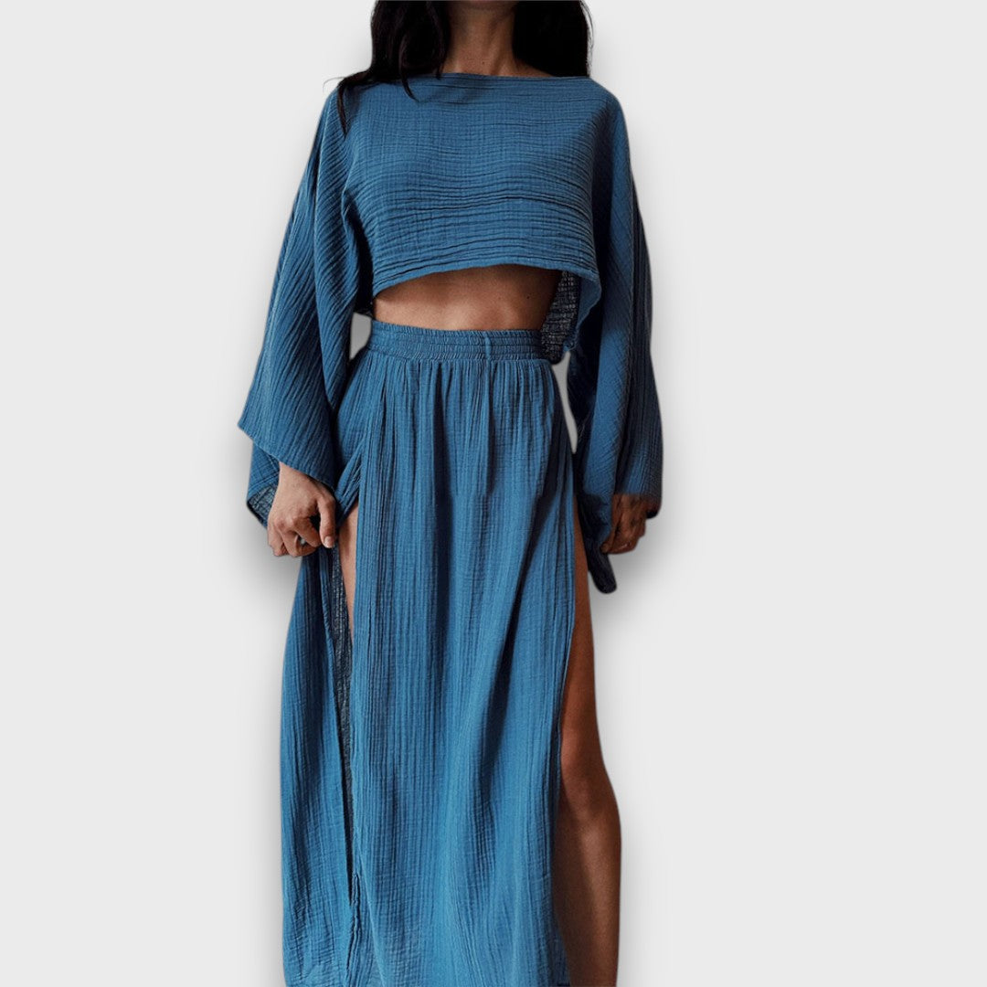 Eliz – Conjunto de licra holgada