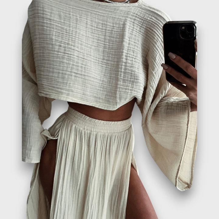 Eliz – Conjunto de licra holgada