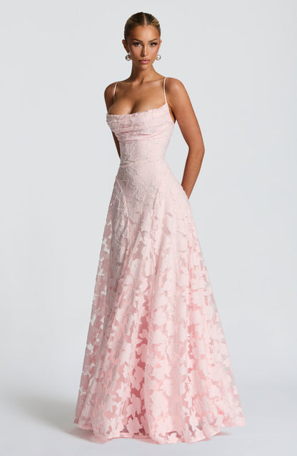 Francesca™ | Vestido maxi con encaje