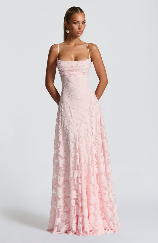Francesca™ | Vestido maxi con encaje
