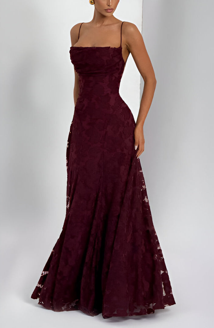 Francesca™ | Vestido maxi con encaje