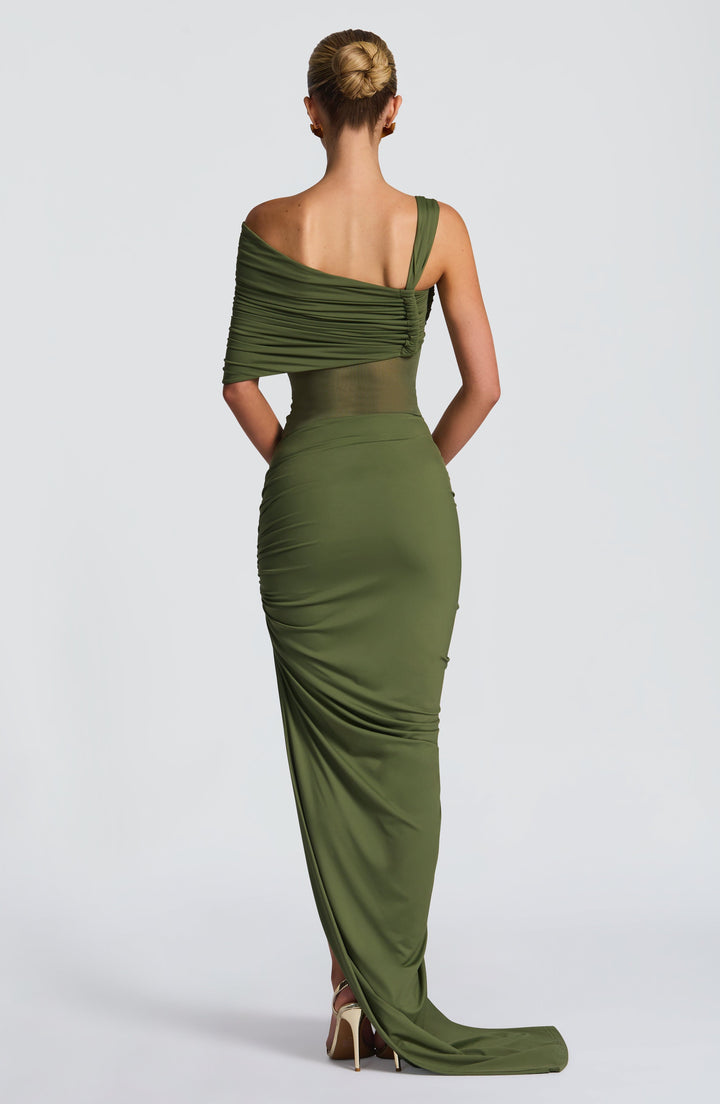 Falda Maxi Henrietta - Caqui