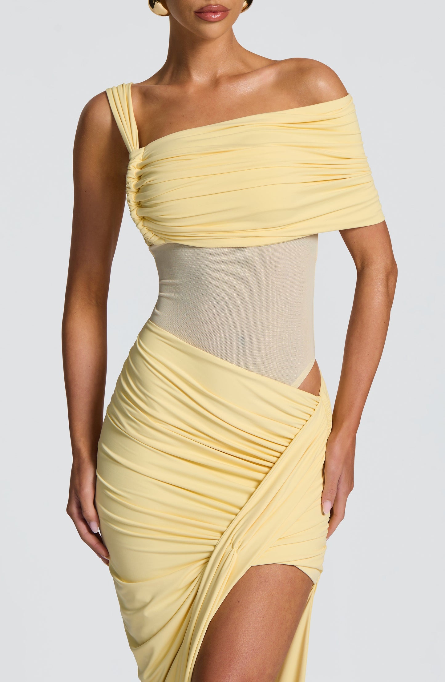 Falda Maxi Henrietta - Limón