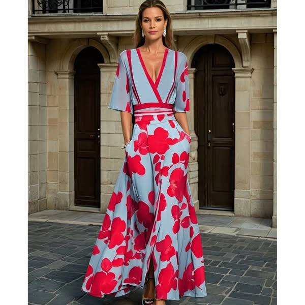 Jamie - Vestido elegante con motivo floral