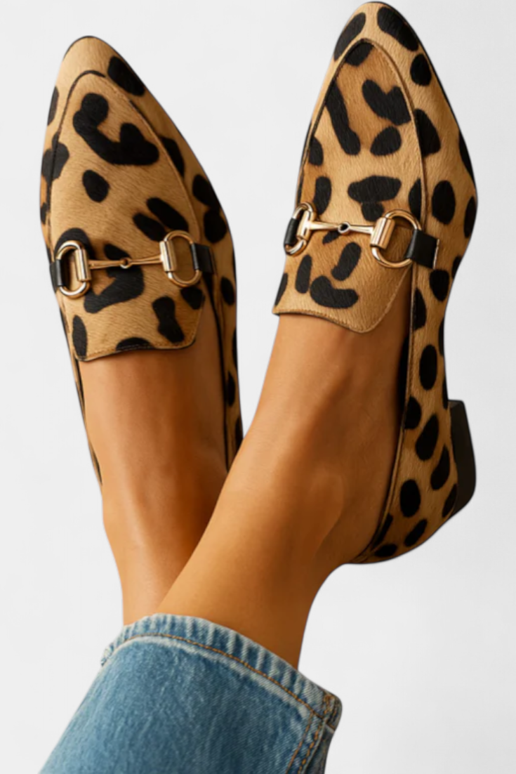 Mocasines Lillian con hebilla metálica