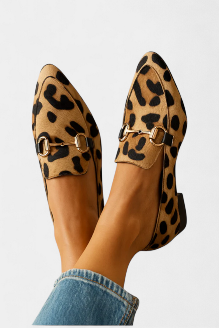 Mocasines Lillian con hebilla metálica