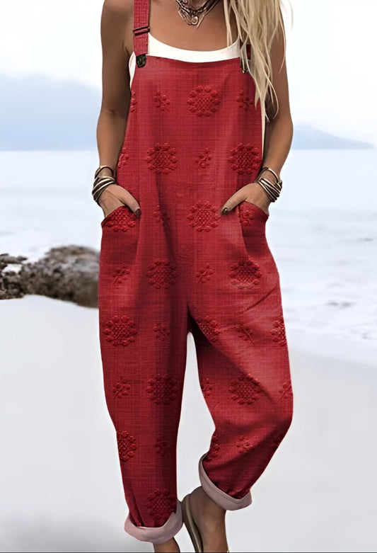 Lin™ | Pantalones de overol con estampado de palisandro