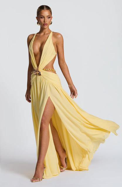 Vestidos Maxi Indiana - Limón